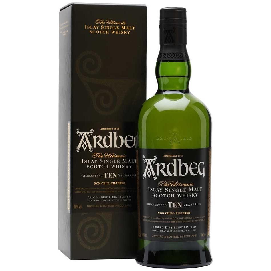 Whisky Ardbeg 10 años - En Copa de Balón